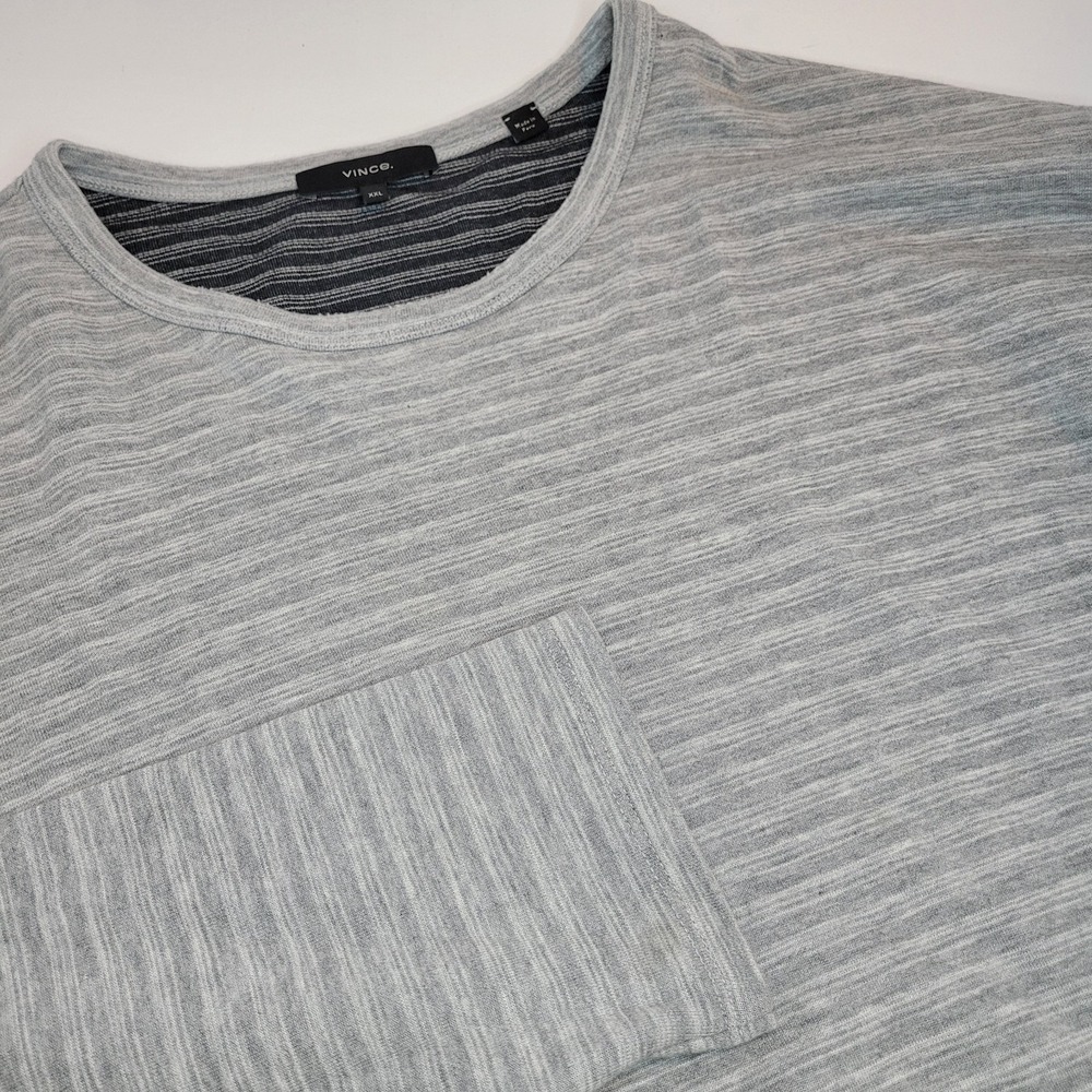 Vince‎ Sweater Adult XXL Gray Long Sleeve  Mens